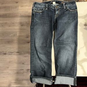 Silver Jeans - Capri, cuffed, boot cut